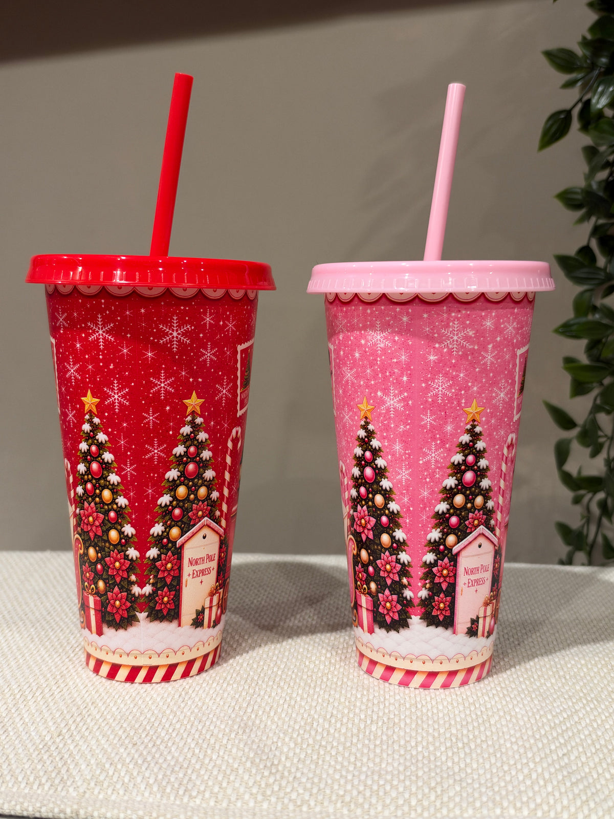 North Pole Red 24oz Cup - In Stock