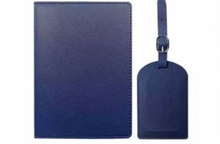 Passport Cover and Suitcase Tag Set