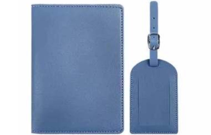 Passport Cover and Suitcase Tag Set