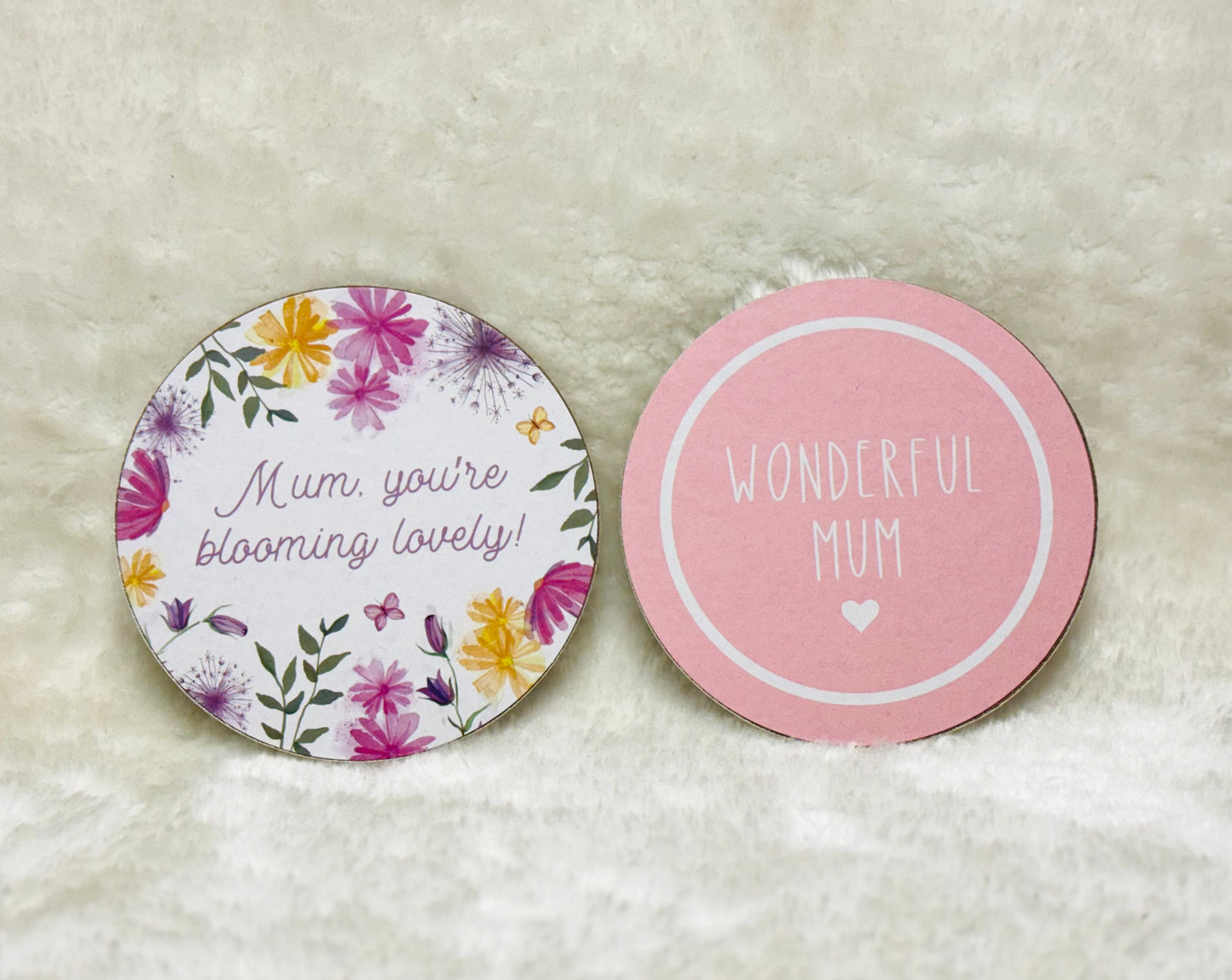 Mother's Day Wooden Coaster