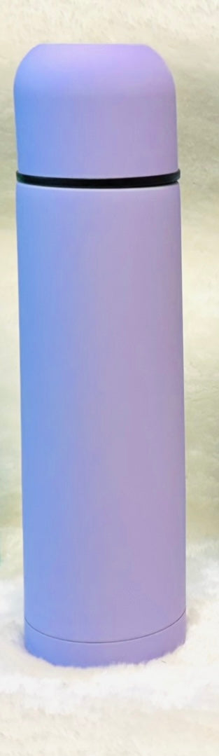 Pastel Soft Touch Travel Flask