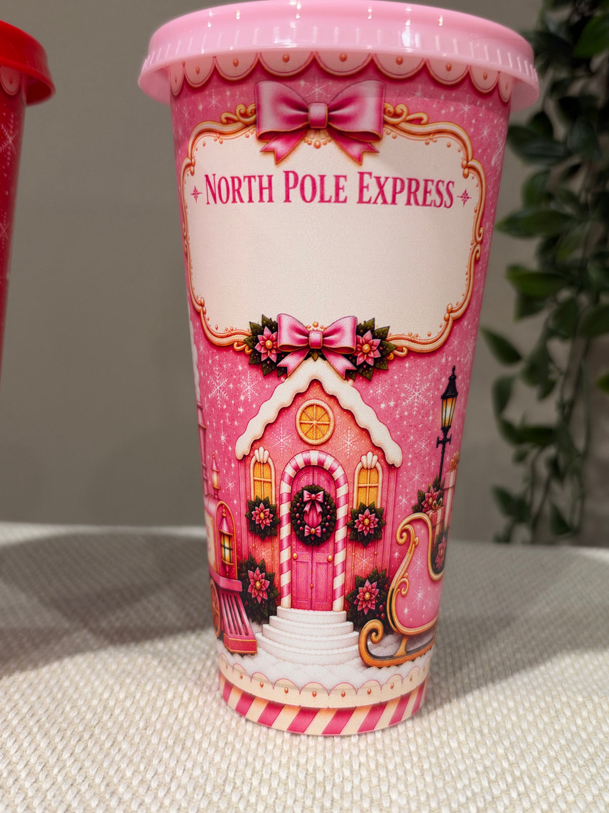 North Pole Pink 24oz Cup - In Stock