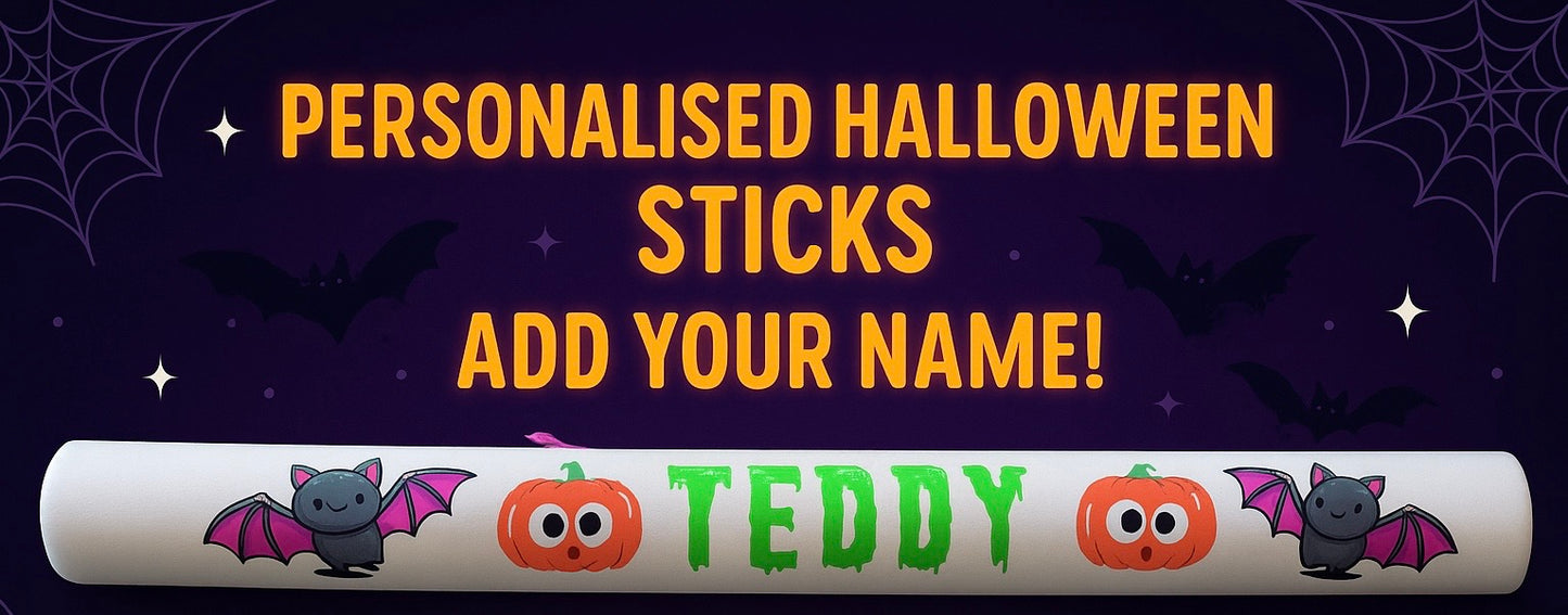 BLACK FRIDAY Foam Sticks (Christmas Santa UV also optional)