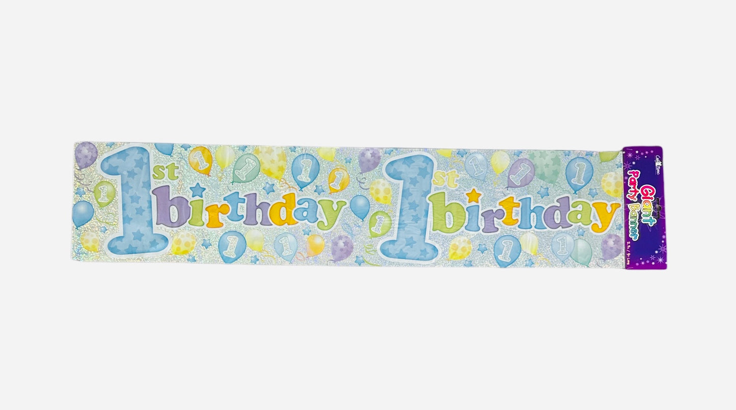 1st Birthday Banner