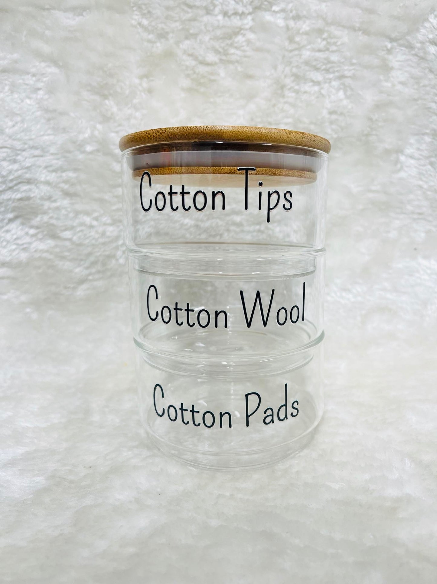 Three Tier Stacking Jar Set (with UV DTF option)