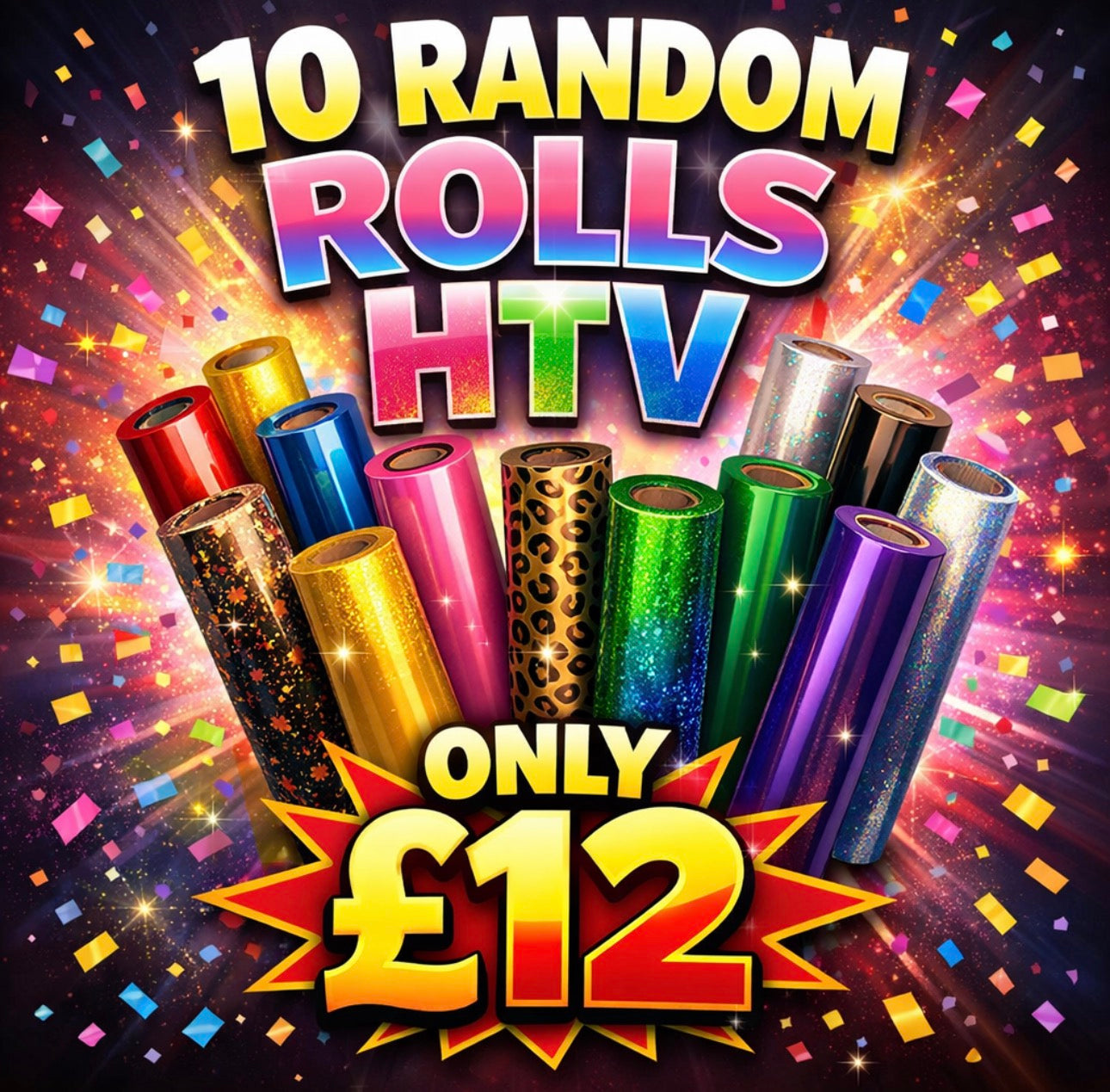 OFFER 10 Random Rolls of HTV