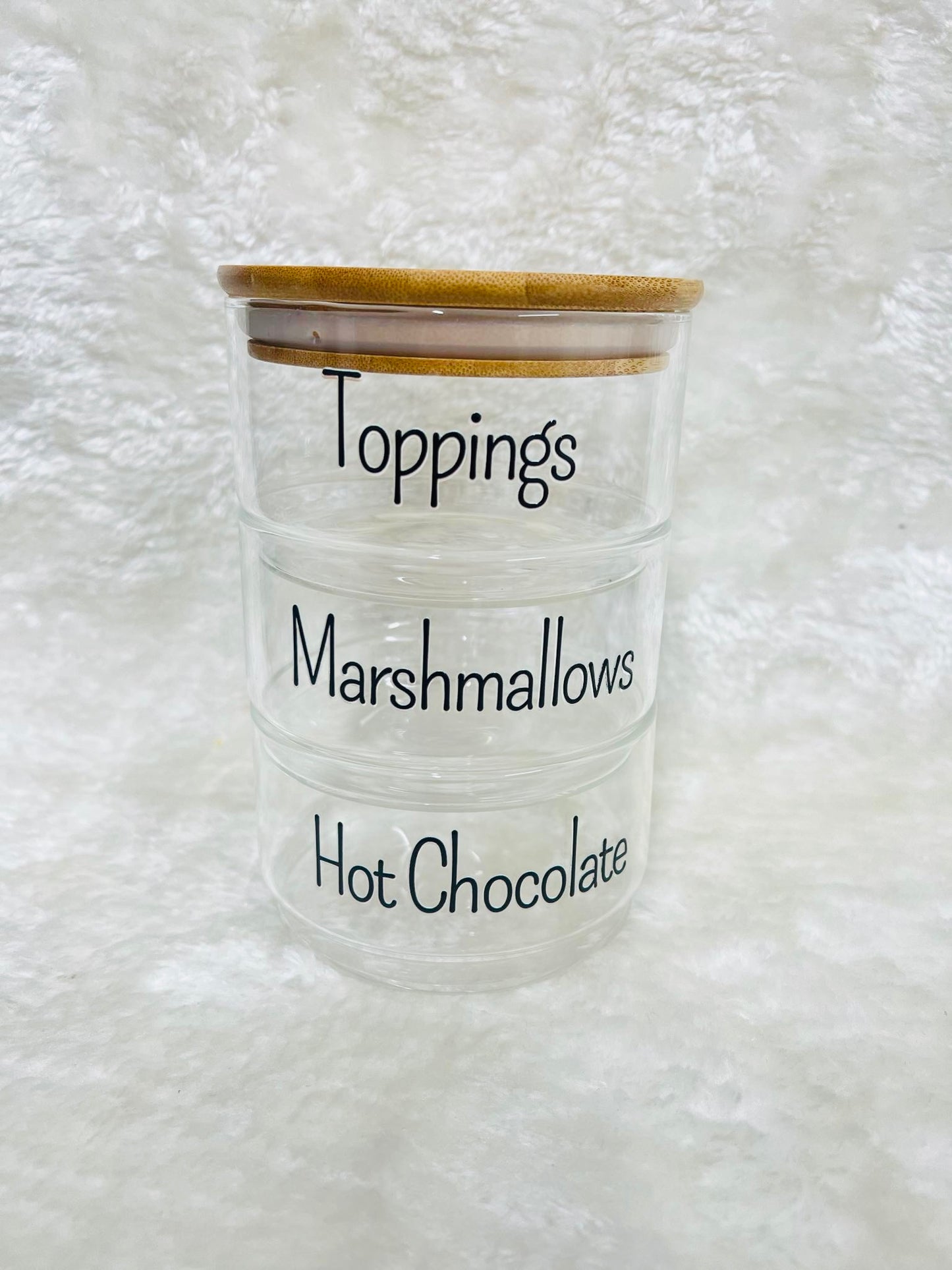 BLACK FRIDAY Three Tier Stacking Jar Set (with UV DTF option)