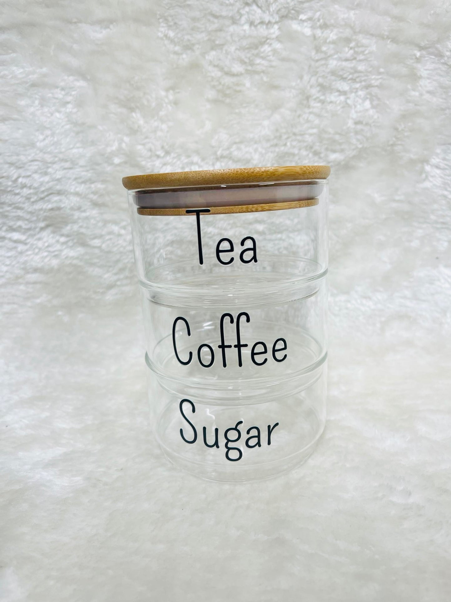 Three Tier Stacking Jar Set (with UV DTF option)