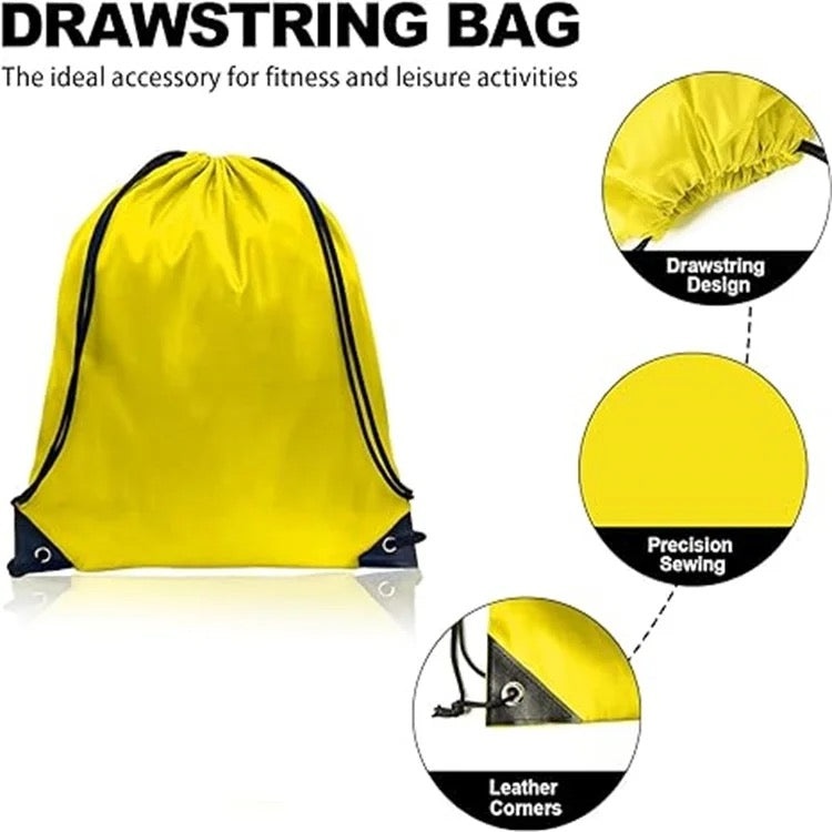 Light Pink Sea Animals design with Draw String bag