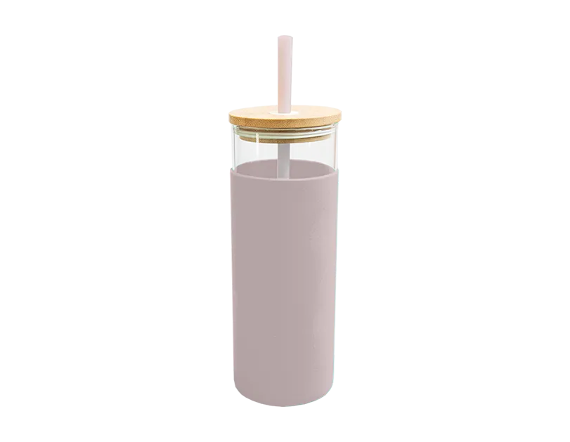Natural Glass Bamboo Tumbler