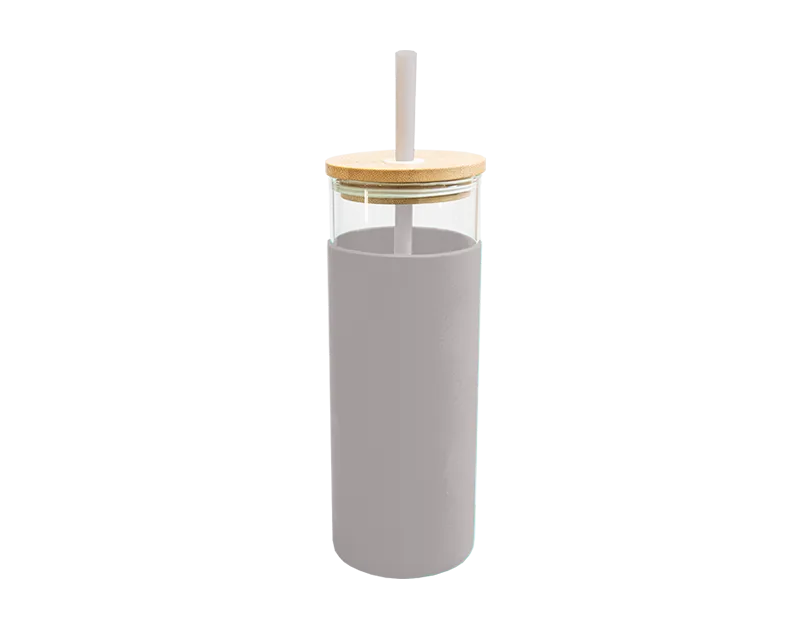 Natural Glass Bamboo Tumbler