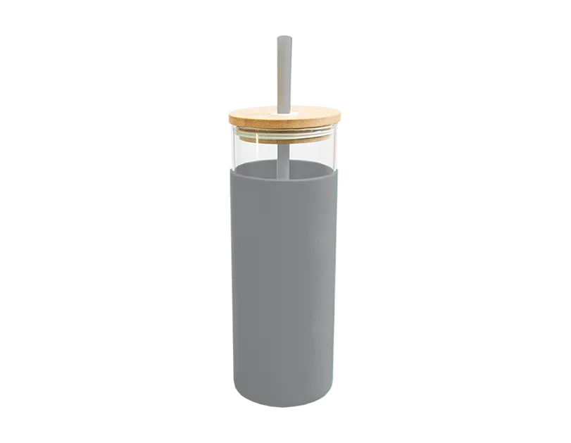 Natural Glass Bamboo Tumbler