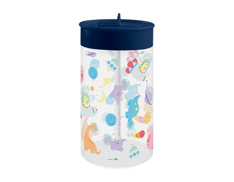 Space Dinosaur Tumbler with Tritan Lid
