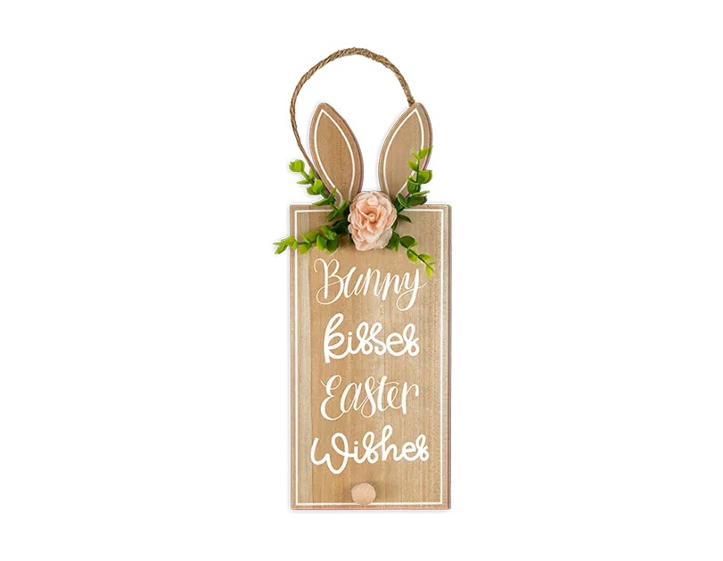 Easter Bunny Hanging Plaque