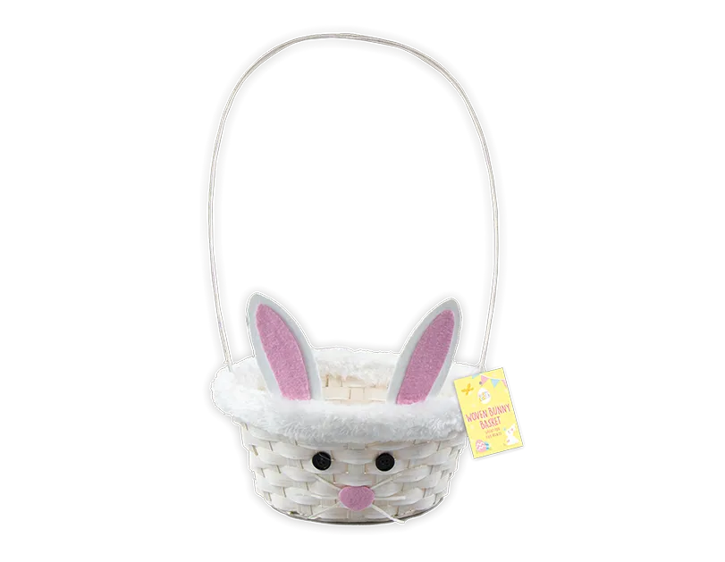 Easter Bunny Woven Basket