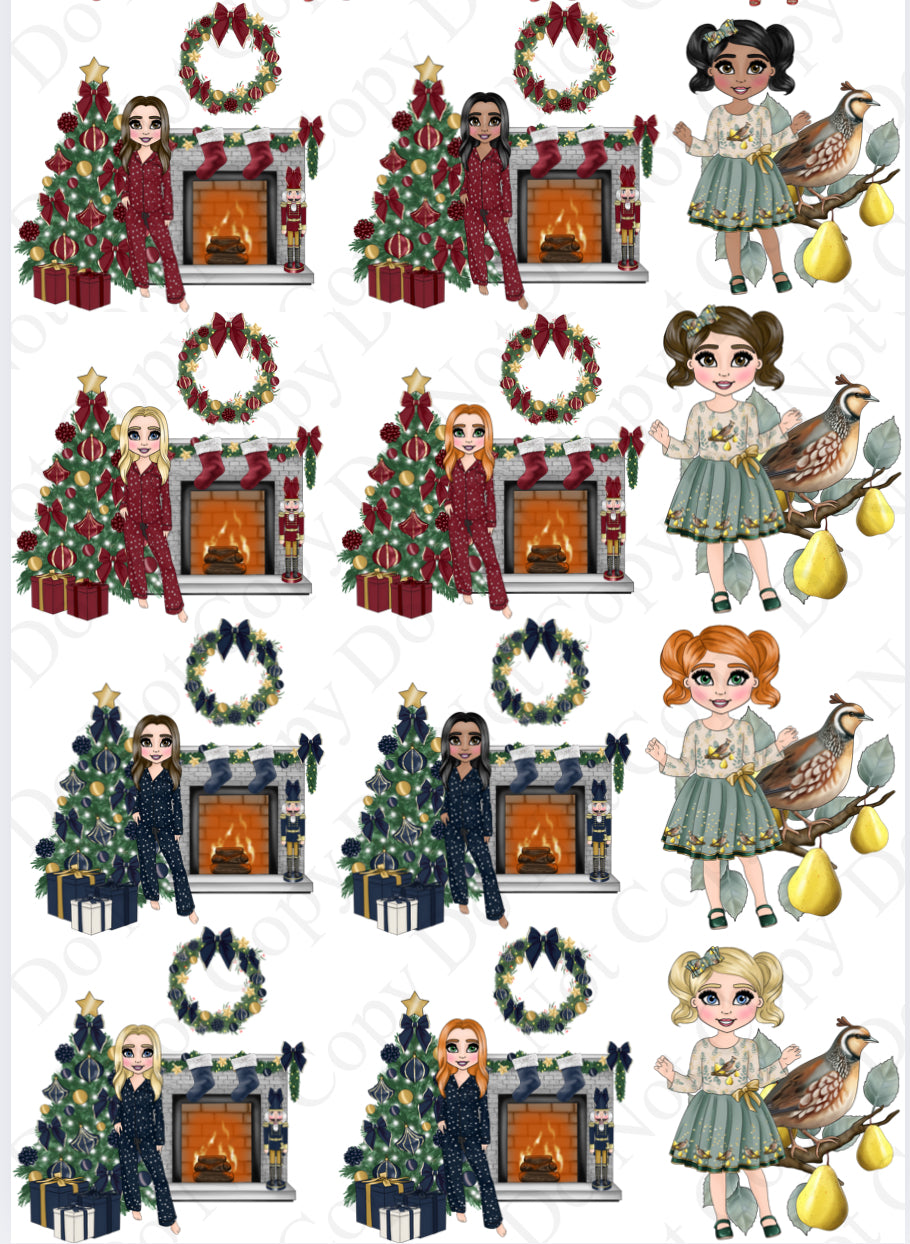 BLACK FRIDAY NEW DTF (Fabric) Dolly Mega Sheet part 3 (60 Dollys)