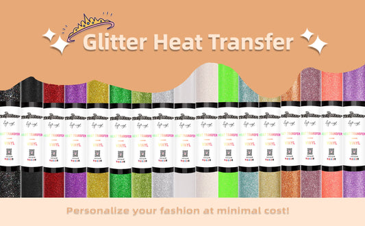 NEW Colours Teckwrap Glitter HTV Heat Transfer Vinyl