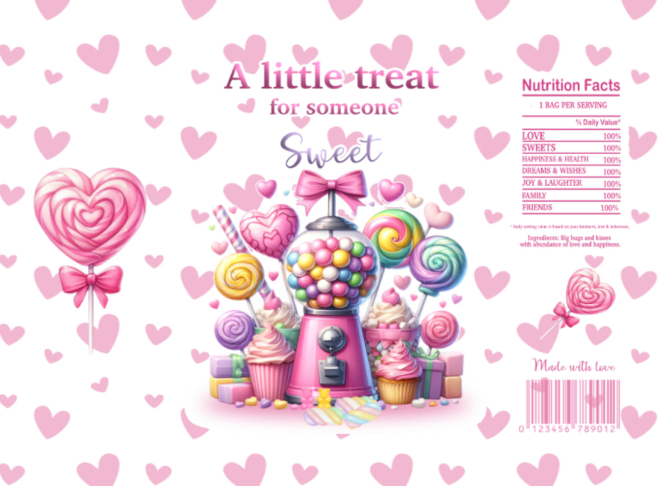 Valentines Day Candy Bag