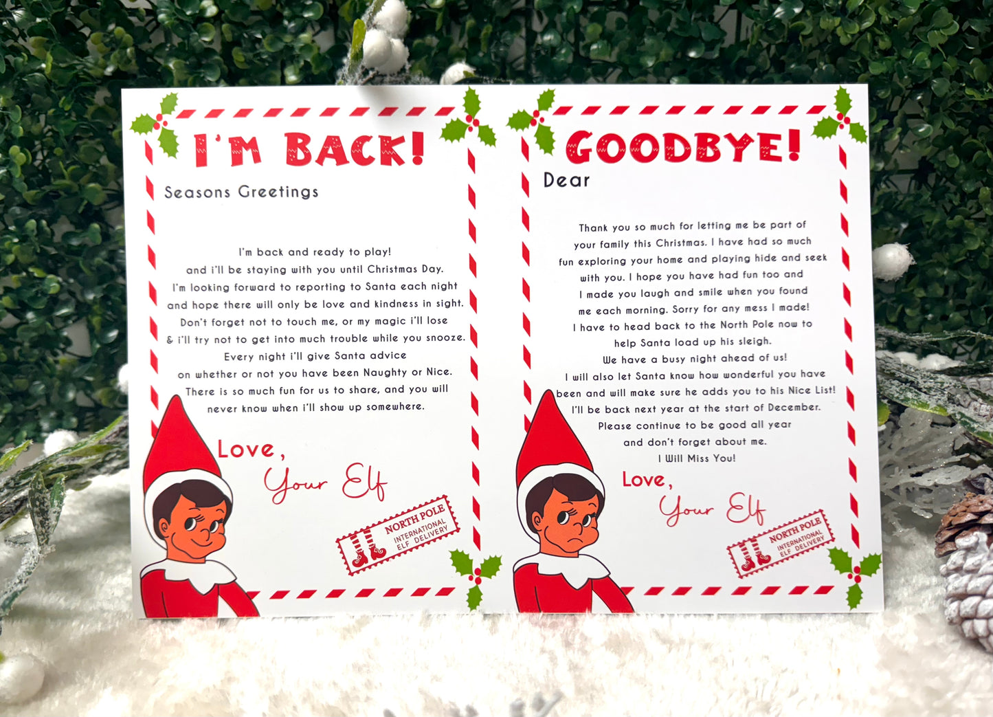 Elf I’m Back/Goodbye!