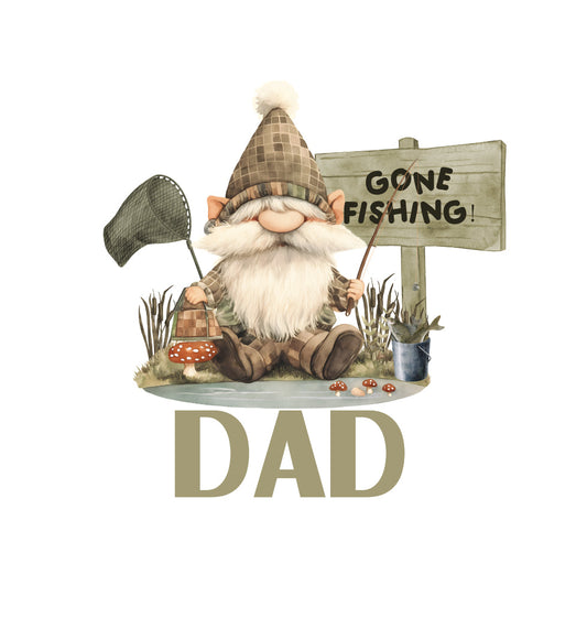 UV DTF Dad Gone Fishing