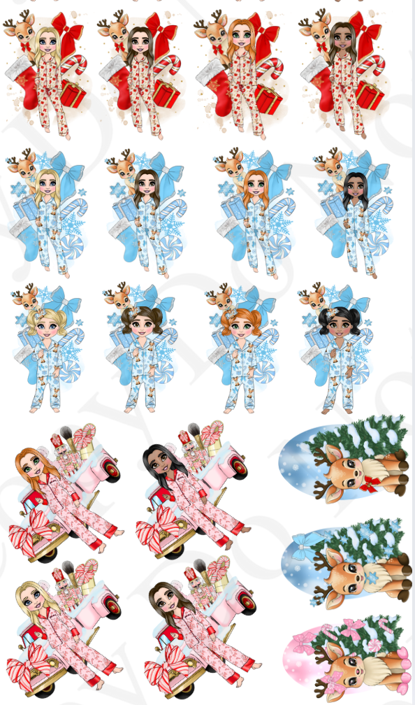 DTF (Fabric) Dolly Mega Sheet part 2 (59 Dollys)