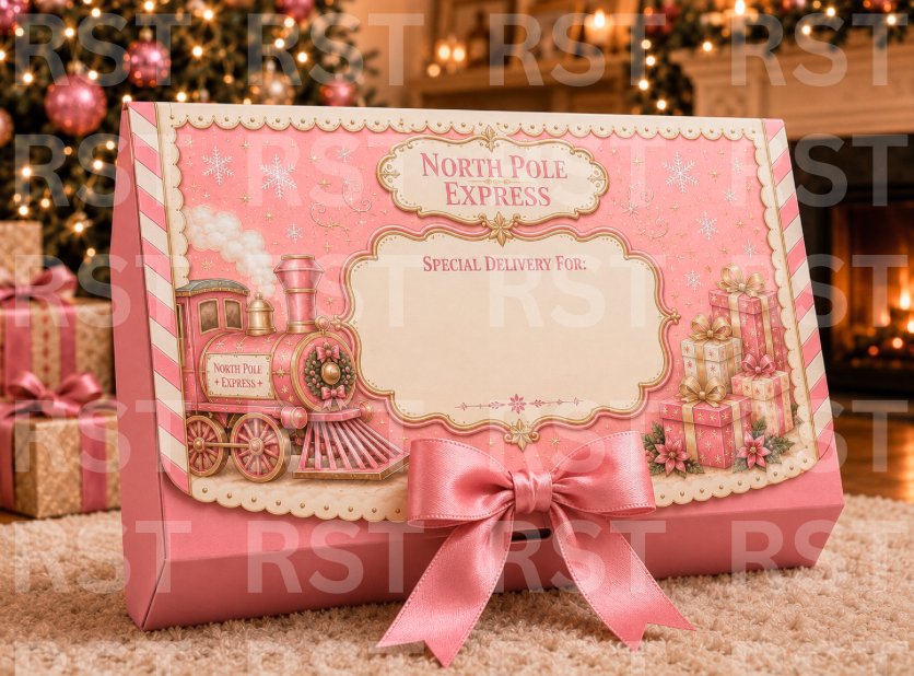 North Pole Pink Gift Box - PRE-ORDER (due around November)