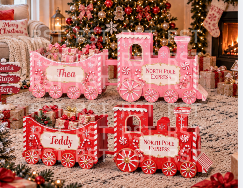 North Pole Trains - PRE-ORDER (due around November)