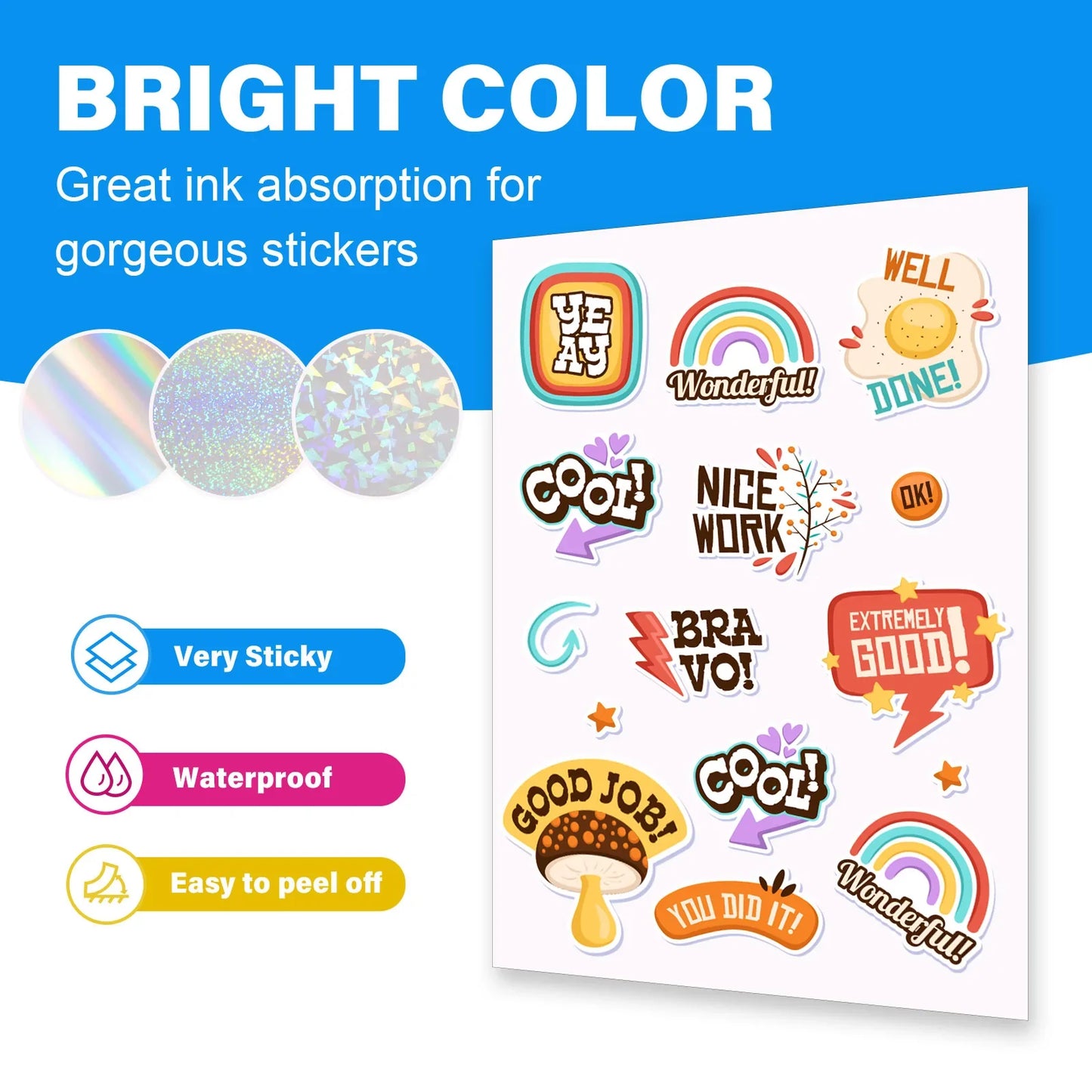 New Teckwrap Inkjet Printable Sticker Vinyl