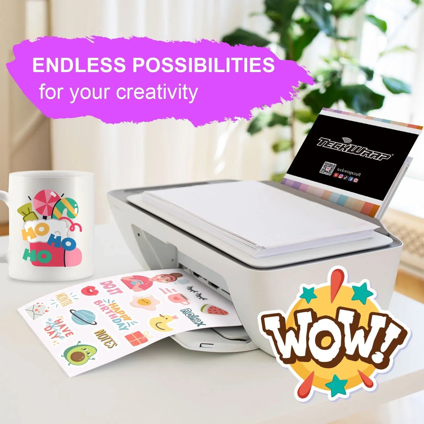 New Teckwrap Inkjet Printable Sticker Vinyl