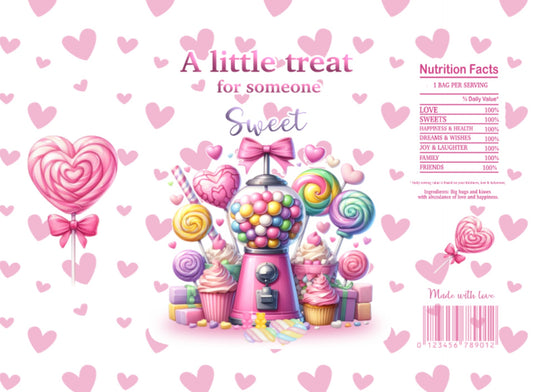 Valentines Day Candy Bag Digital Download (purchase separately)