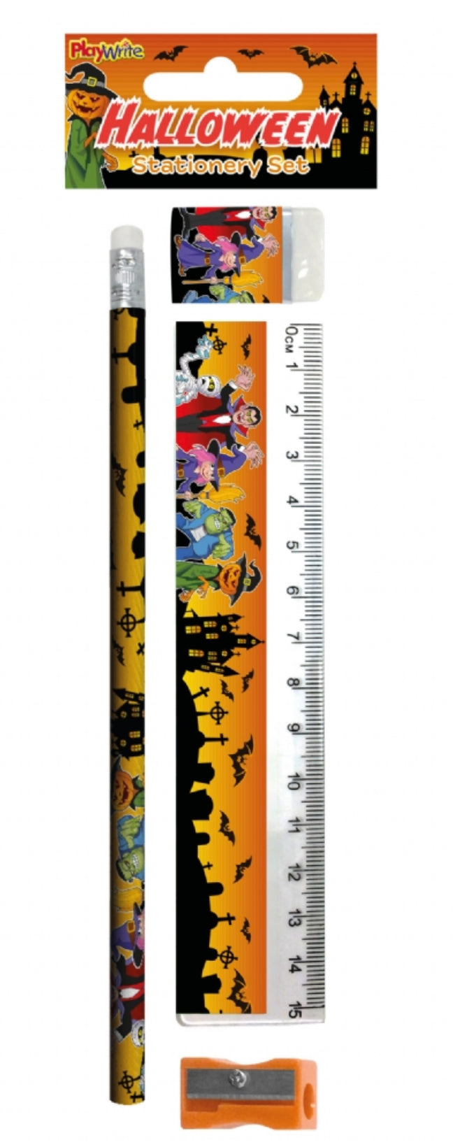 Halloween Stationery Set 4pc In Stock