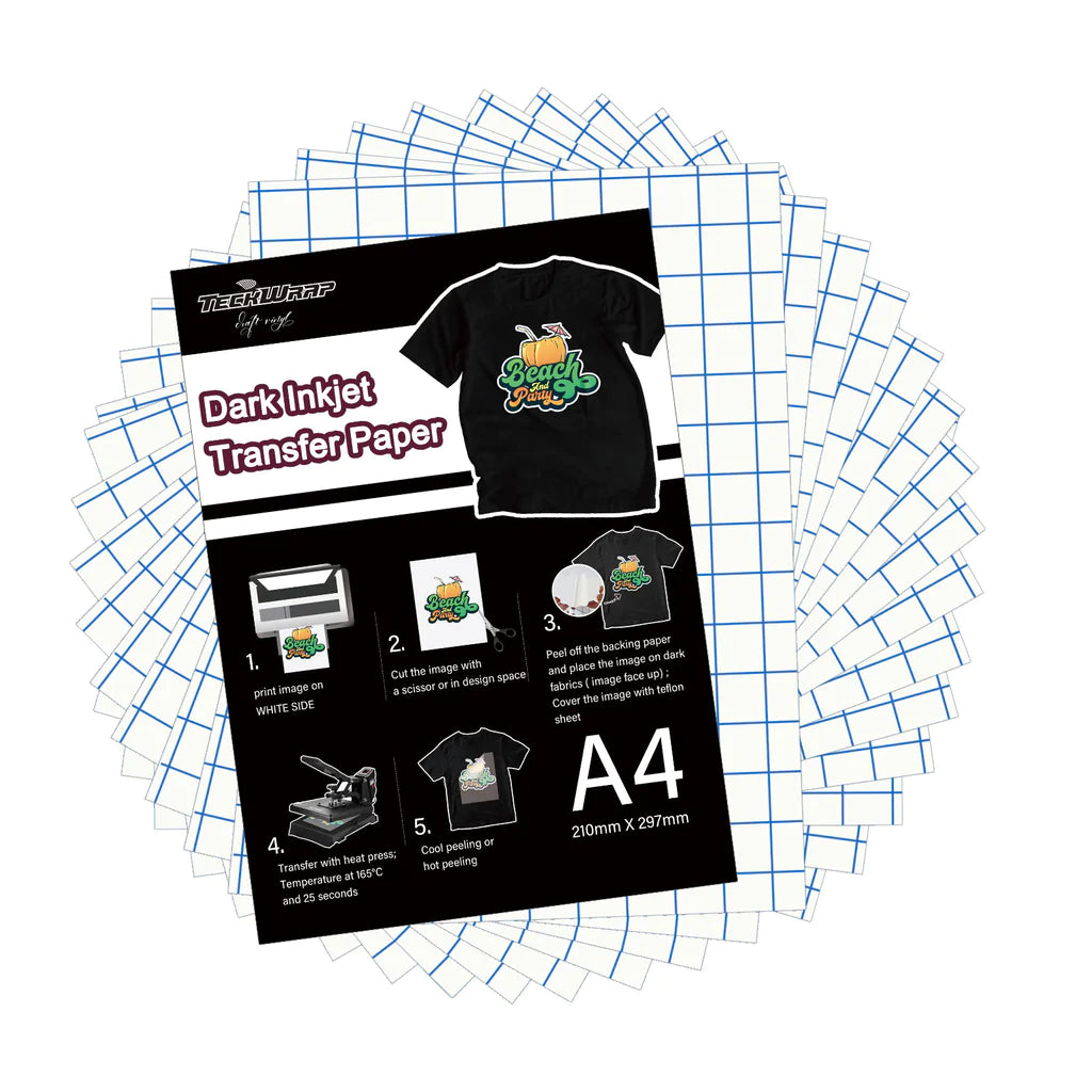 NEW Teckwrap Inkjet Heat Transfer Paper (15 PCS/ set)