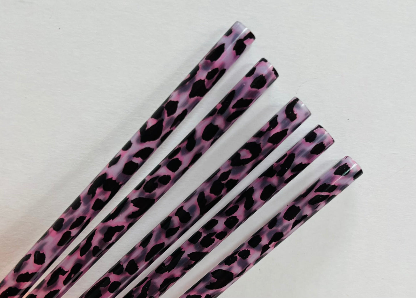 Reusable Animal Pattern Straws