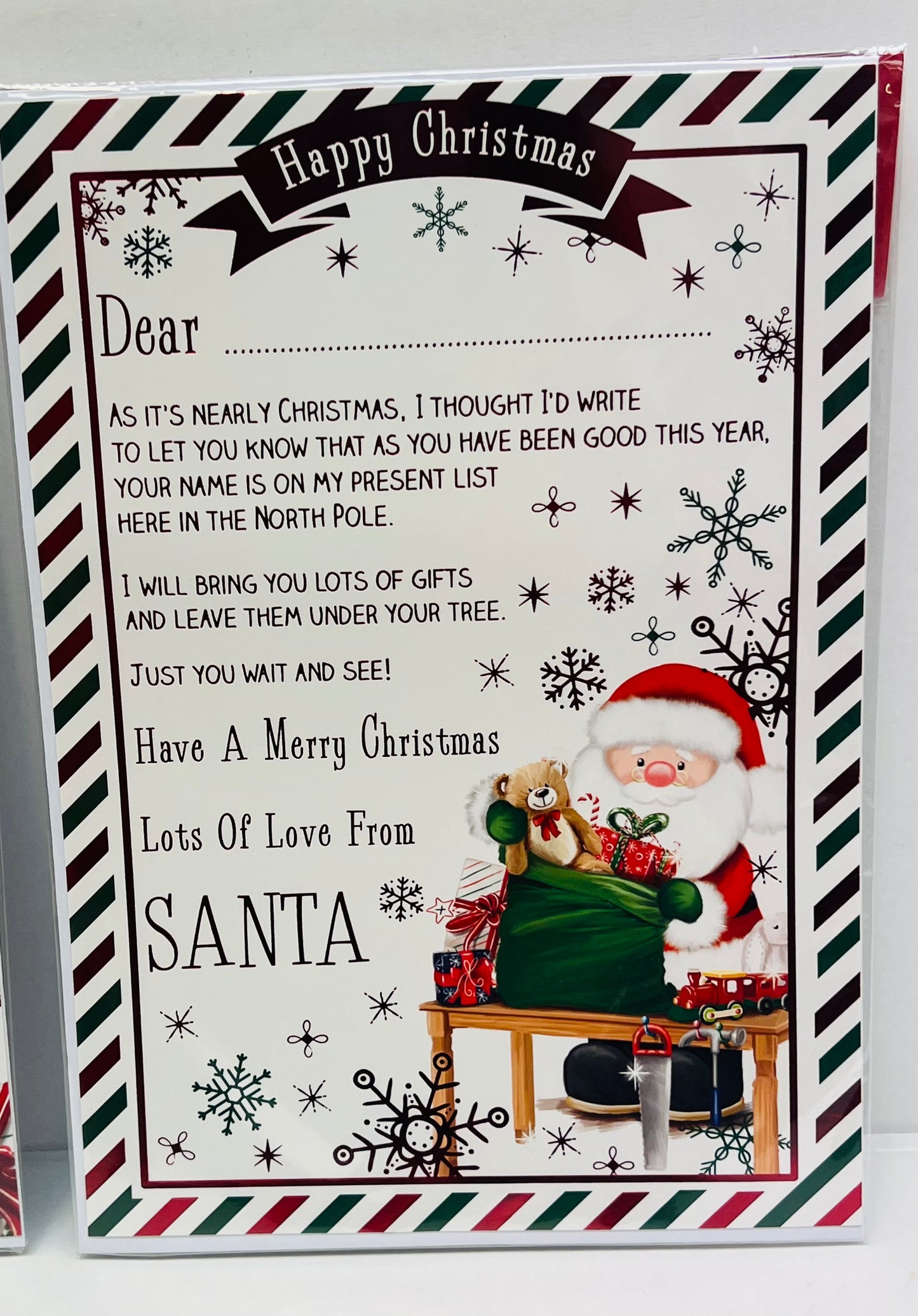 New To Santa Letter and From Santa Letter