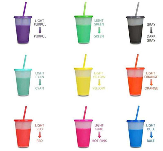 Colour Changing 24oz Single Walled Cups