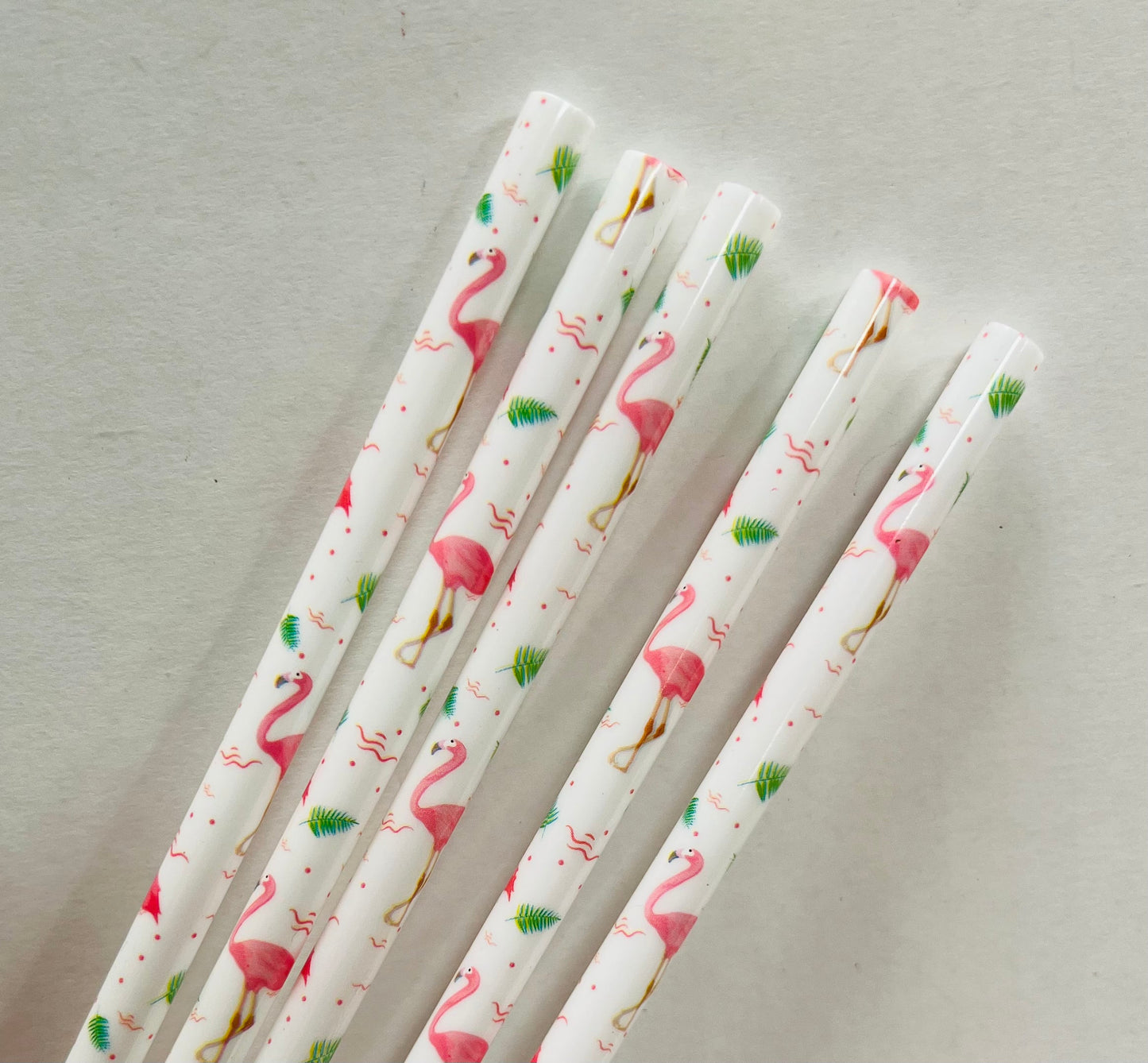 Reusable Animal Pattern Straws