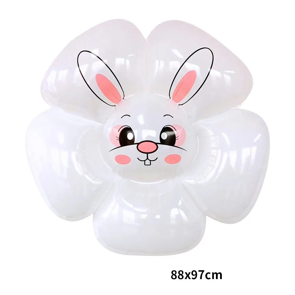 Bunny Flower Easter Balloons