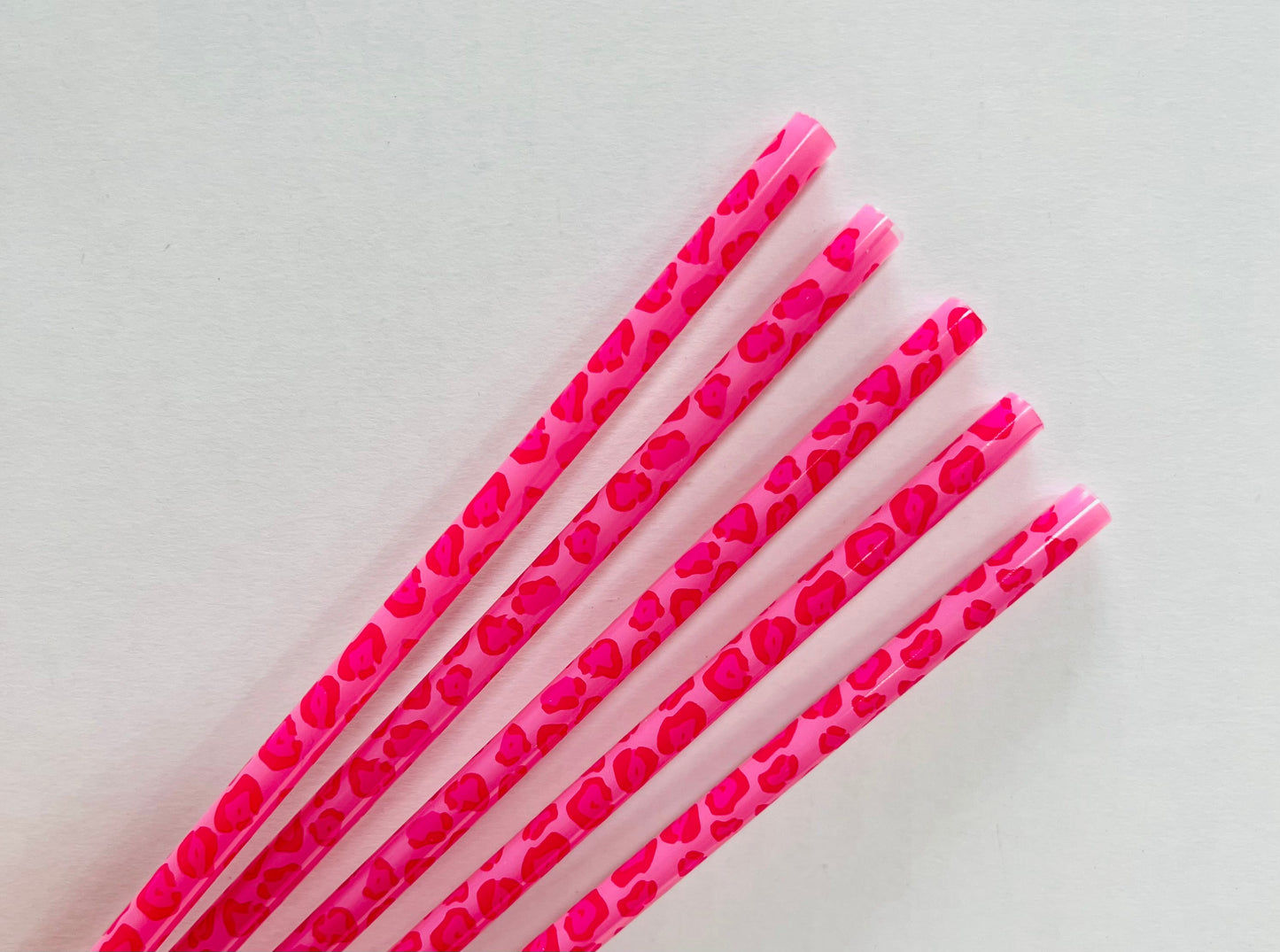 Reusable Animal Pattern Straws