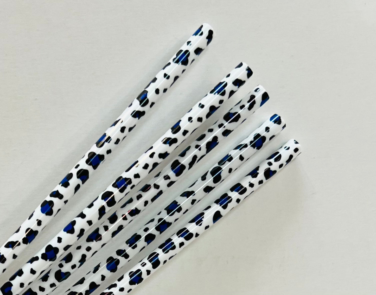 Reusable Animal Pattern Straws