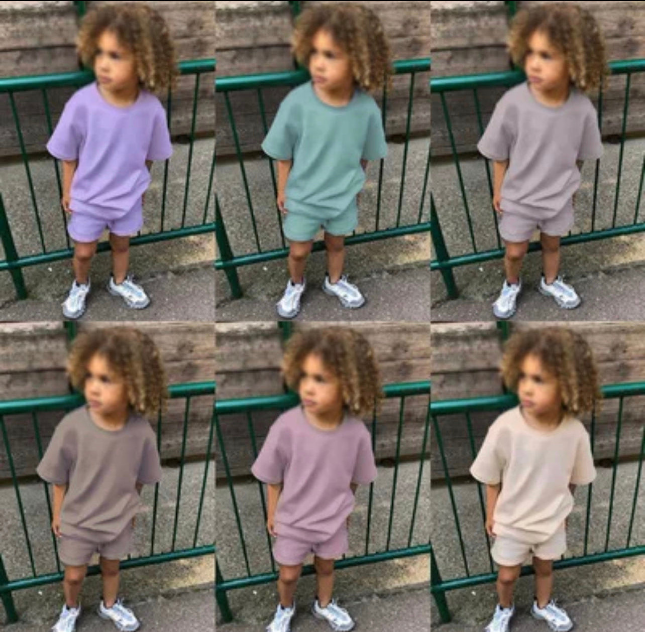 New Short Sets Purple
