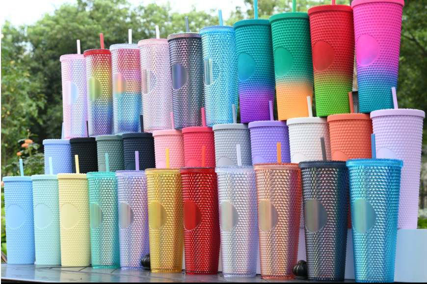 Studded Double walled tumbler