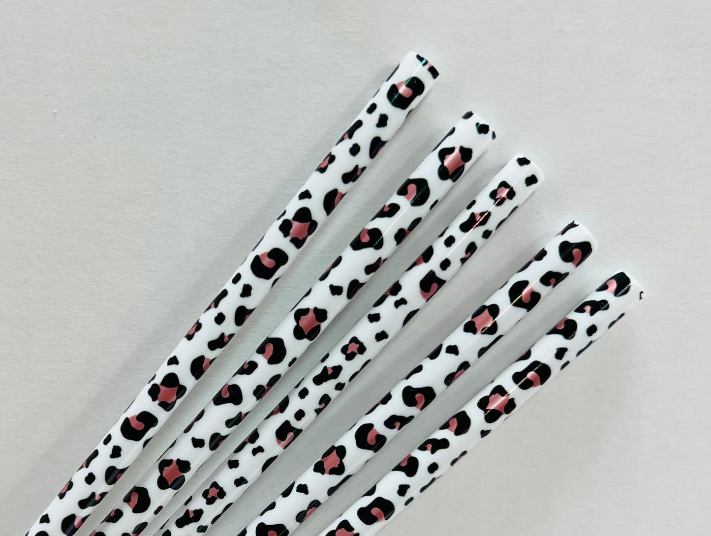 Reusable Animal Pattern Straws