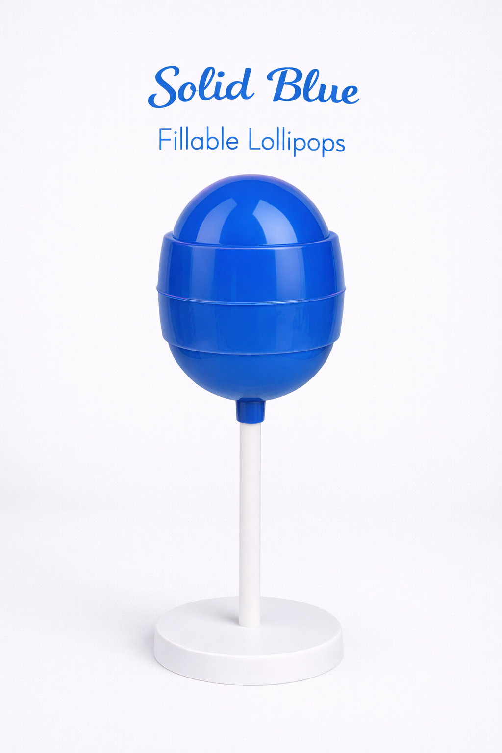 PRE-ORDER Solid Blue Fillable Lollipops DUE AROUND MID JULY