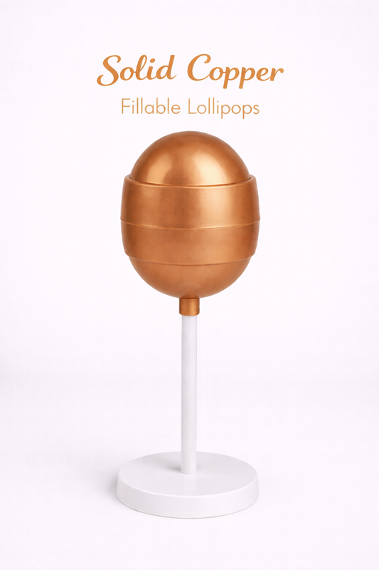 PRE-ORDER Solid Copper Fillable Lollipops DUE AROUND MID JULY