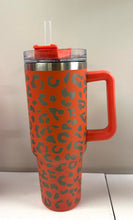 Load image into Gallery viewer, V1 40oz Leopard Dupe Tumbler
