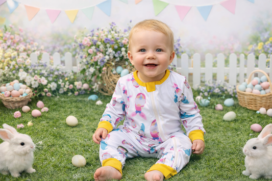 Kids Easter Gonk Romper Pyjama Set Designed by RST In Stock.