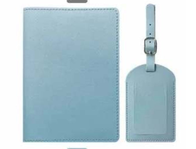 Passport Cover and Suitcase Tag Set