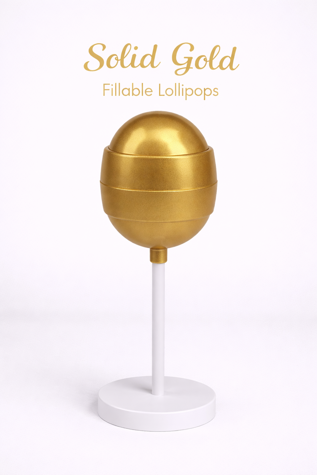 PRE-ORDER Solid Gold Fillable Lollipops DUE AROUND MID JULY