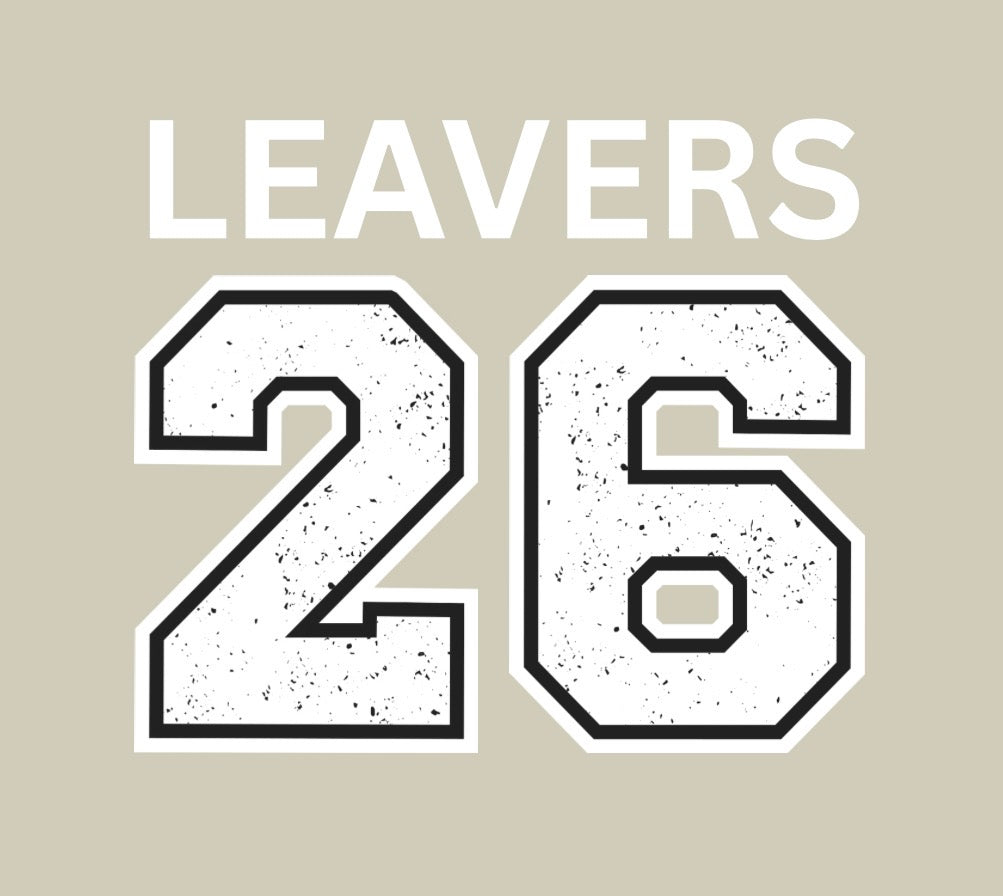 Acrylic 2026 Leavers Hoodie Plaque & Keyring Set (different colour options)