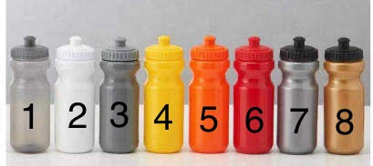 550ml Sports Bottle solid colour body